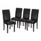 Flash Furniture 16 W, 19 L, 39 H 4-BT-350-BK-LEA-023-GG - alternate 2
